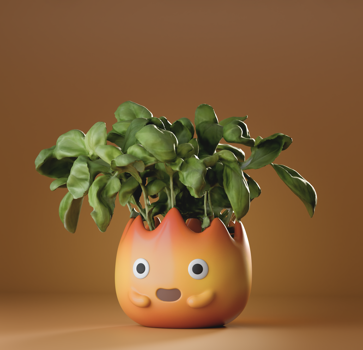 Calcifer Planter 模型预览图 1